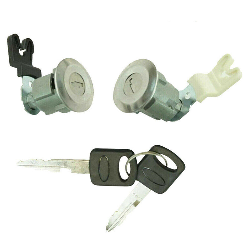 2Pcs Door Lock Cylinder w/Keys F87Z-7821990-BA for Mercury Mountaineer 1997-2001