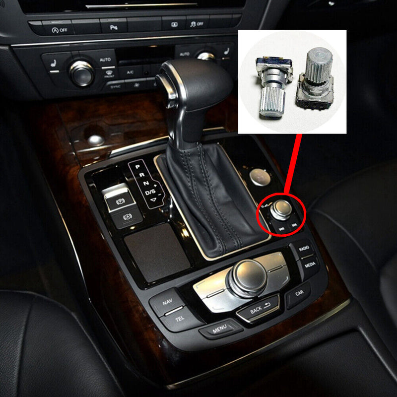 New MMI Radio Volume Knob Shaft for Audi 2012-2018 A6 C7 A7