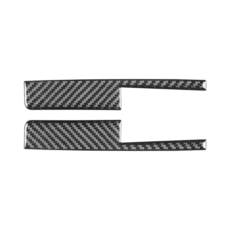WXZOS Genuine Carbon Fiber Door Lock Switch Trim for Chevrolet Corvette C8 2020-2024