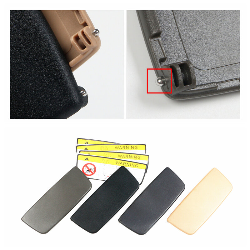 WXZOS 1PC Sun Visor Vanity Mirror Trim Cover for Porsche 911 (991/992) 2012-2025