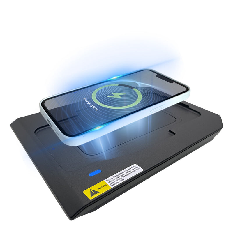 WXZOS Front Center Console Wireless Fast Charging Pad for VW T-Cross 2019-2022
