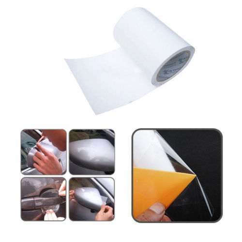 6" x 60" Car Clear Door Sill Edge Paint Protection Anti-Scratch Vinyl Film Sheet