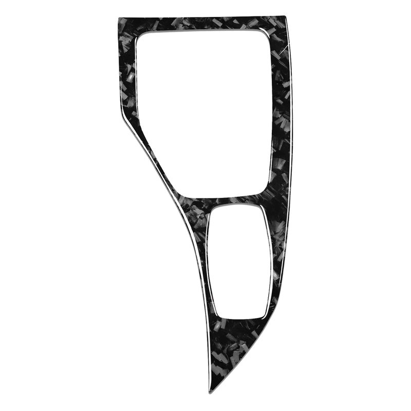 WXZOS Genuine Carbon Fiber Gear Shift Lever Panel Trim for BMW E84 X1 2011-2015