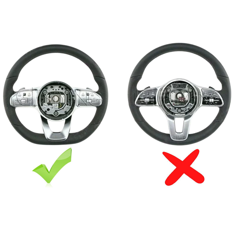 Steering Wheel Lower Trim U Shape Cover for Mercedes-Benz W177 A-Class 2019-2021