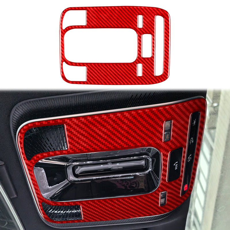 WXZOS Genuine Carbon Fiber Overhead Reading Lamp Trim for Benz W206 C-class 2022-2024