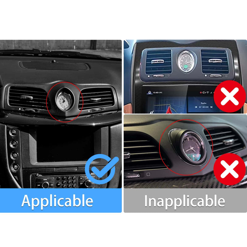 WXZOS Car  Carbon Fiber A/C Air Vent Bezel Trim for Maserati GranTurismo(M145) 2009-19