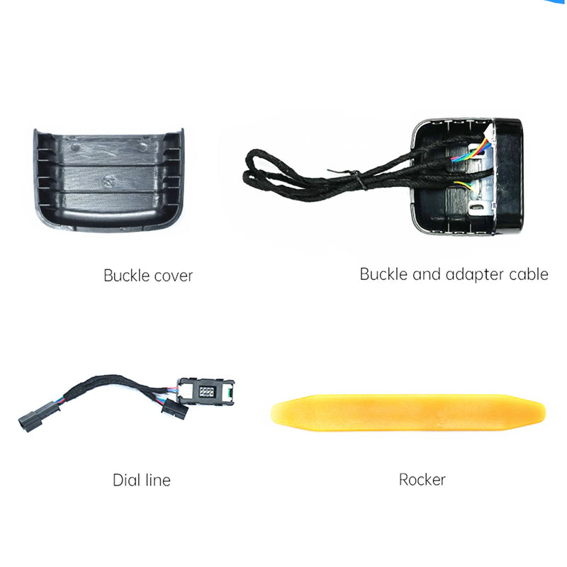 WXZOS Front Seatbelt Buckle Ambient Light for BMW G22 G23 G26 G82 M4 4Series 2020-2024