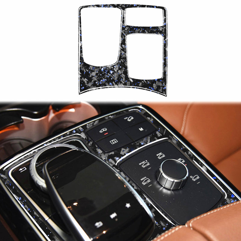 WXZOS Genuine Carbon Fiber Center Console Panel Trim for Benz W166 GLS-Class 2016-2019