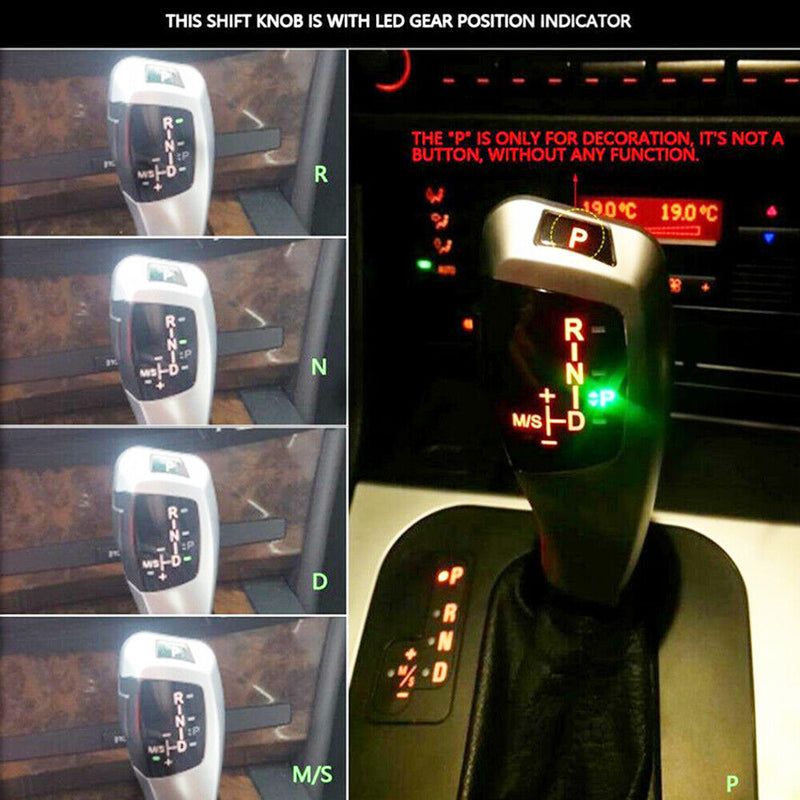 LED Gear Shift Knob for E81 E82 E84 E87 E88 E89 E90 E91 E92 E93