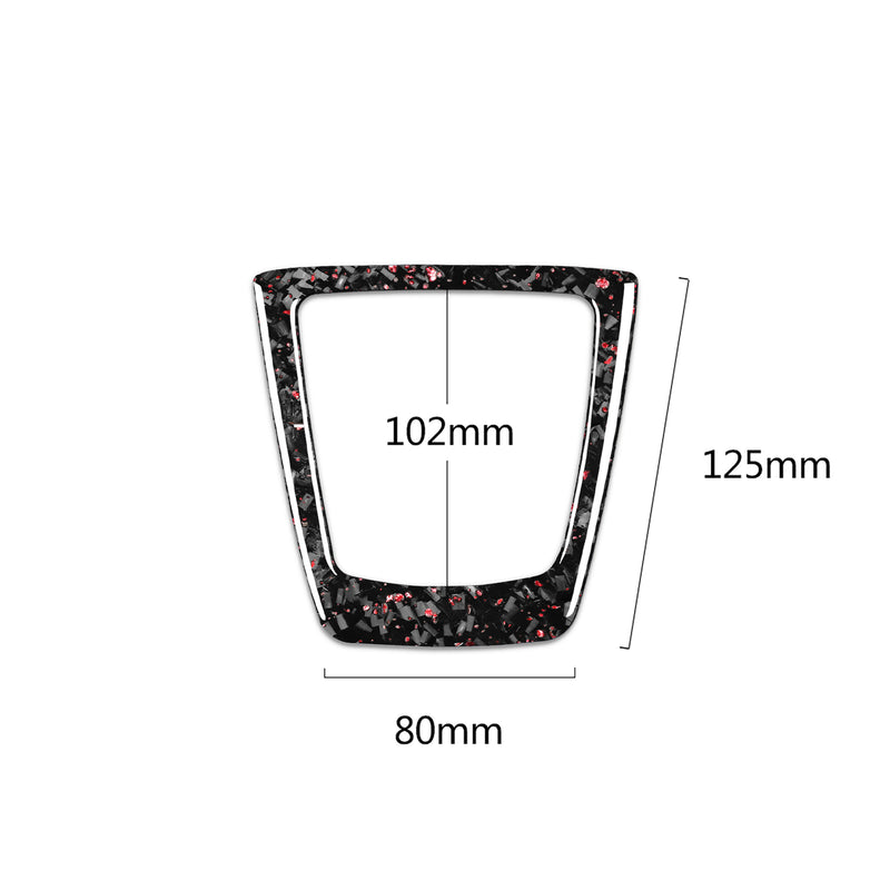 WXZOS Genuine Carbon Fiber Gear Shift Lever Panel Trim for BMW E89 Z4 2009-2015