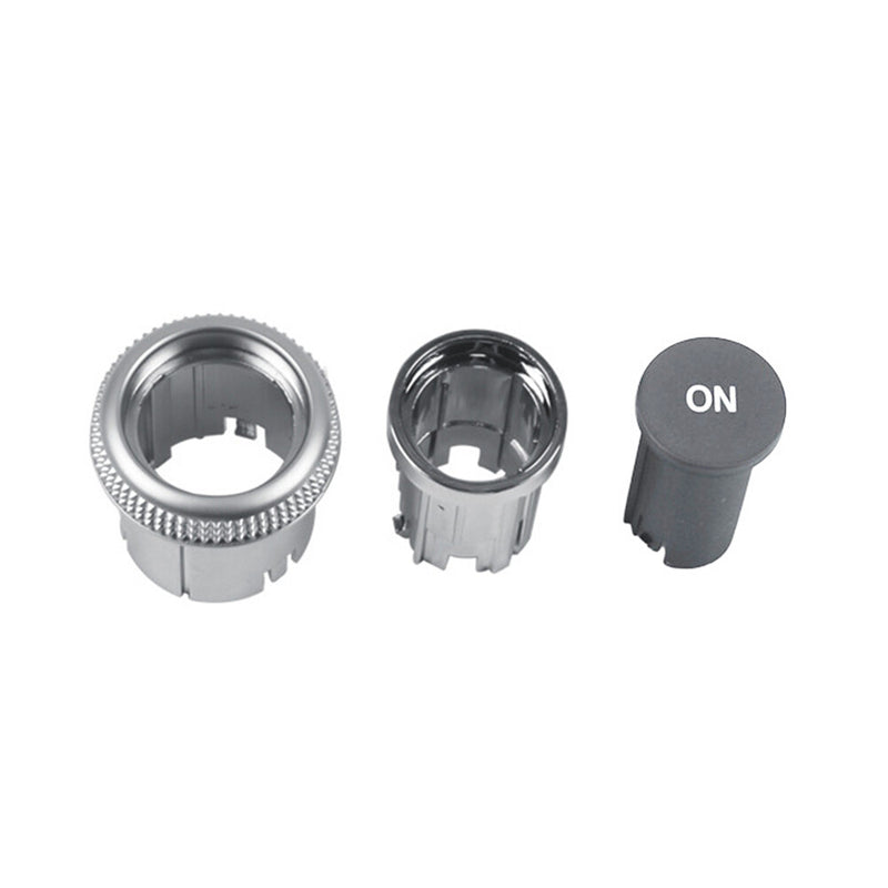 WXZOS CD Audio Control Button Knob Cover Set for Mercedes-Benz W204 C-class 2007-2010