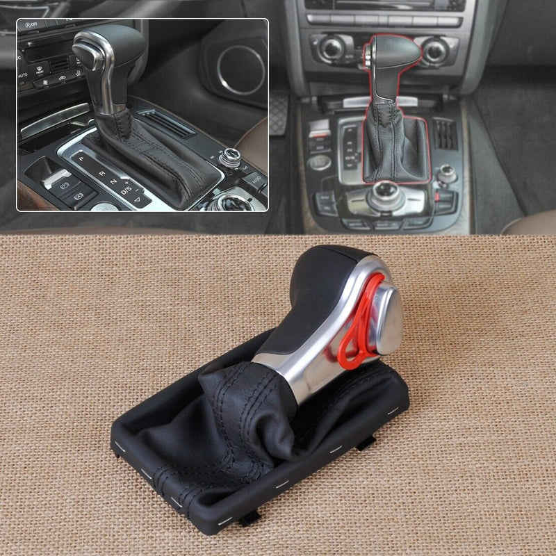 Gear Shift Knob w/Gaiter 4G1713139 for Audi 13-16 A4 12-15 A6 12-15 Q7 13-18 Q5