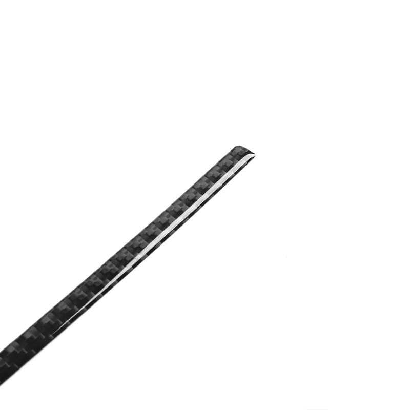 WXZOS Carbon Fiber Center Console Climate Bezel Trim for Chevrolet Corvette C8 2020-24