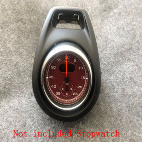 Black Instrument Panel Stopwatch Bezel for Porsche Boxster 13-16 Cayman 14-16