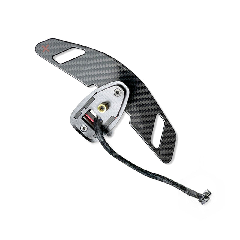 WXZOS Magnetic Carbon Fiber Gear Shifter Paddle for Mercedes W176 A-Class 2013-2018