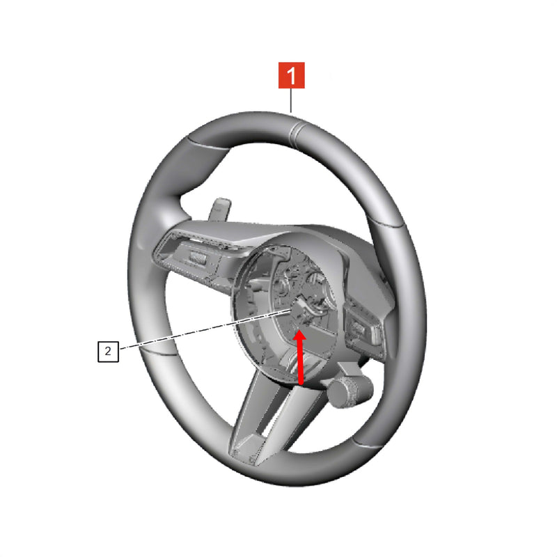 WXZOS Steering Wheel SRS Horn Contact Plate Replace for Porsche Cayenne 2024-2026