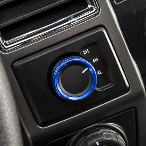 Four wheel Drive Switch Knob Moulding Trim  For Ford F150 -XLT 2016+ Blue