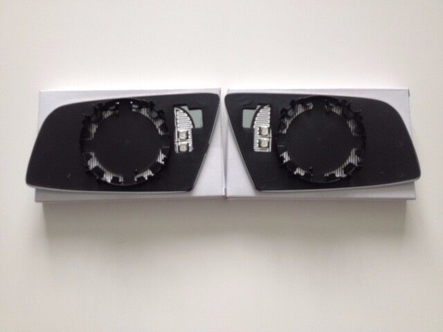 For BMW 5 6 E60 E61 E63 E64 2003-2009 DOOR MIRROR GLASS HEATED BLUE LEFT+RIGHT