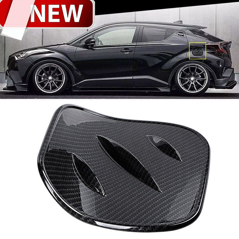 For C-HR CHR 2016 2017 2018 Carbon fiber look Gas Cap Fuel Tank Cover SAL