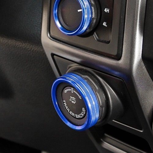 6pcs Air Condition Cover Trim For Ford F150-XLT 2016-17 Switch Knob auto