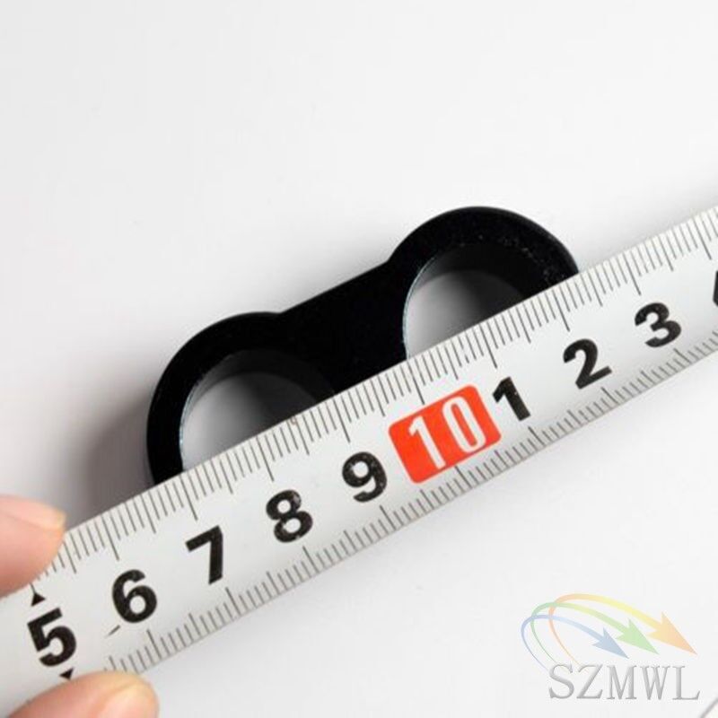 Black 4 Pcs AN10 19MM Braided Hose Separator Clamp Fitting Adapter Bracket