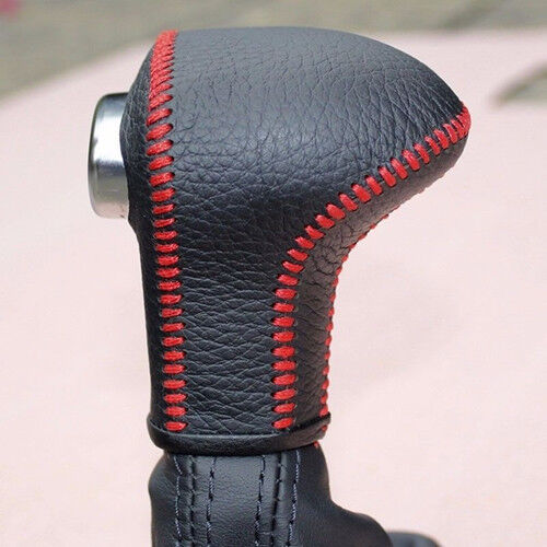 Genuine Leather Gear Shift Knob Cover AT for Audi Q7 Q5 A5 A4 A7 2009-2015