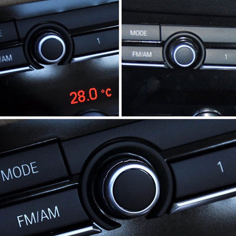 Multimedia FM Volume Control Knob Cover Repair for BMW 7series F02 F04 2009-2013