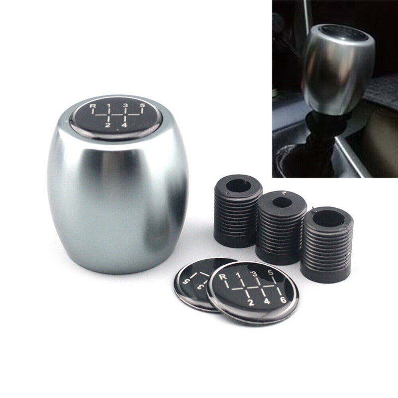 Aluminum Alloy Gray 5/6 Speed Gear Shift Knob For Chevrolet Cruze 2010-2015