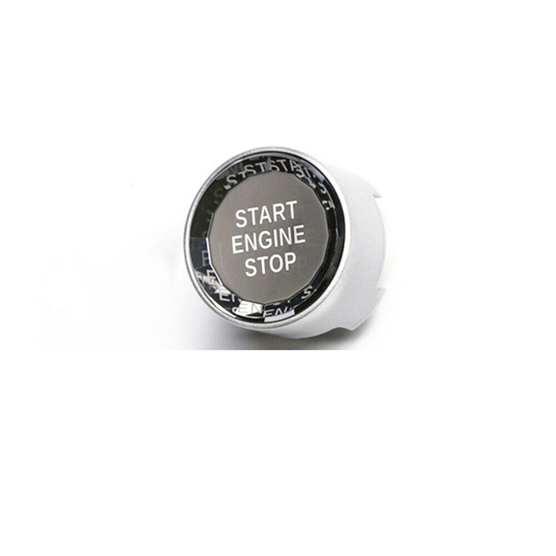 Silver Engine Start Stop Switch Button Cover For BMW F G Classis