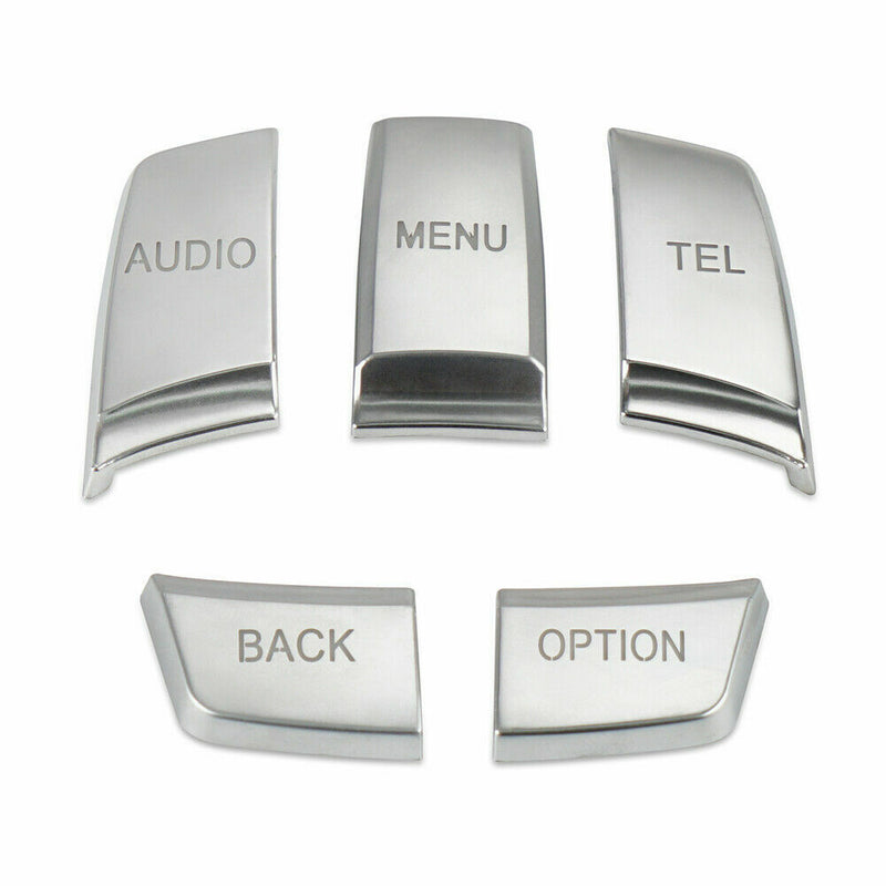 IDrive Multi-Media 5 Buttons Cover Trim For BMW 1 3 5 6 Series X3 X5 X6