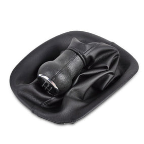 5-Speed Gear Shift Knob Gaitor Boot Leather For VW PASSAT B5/B5.5 1996-2005