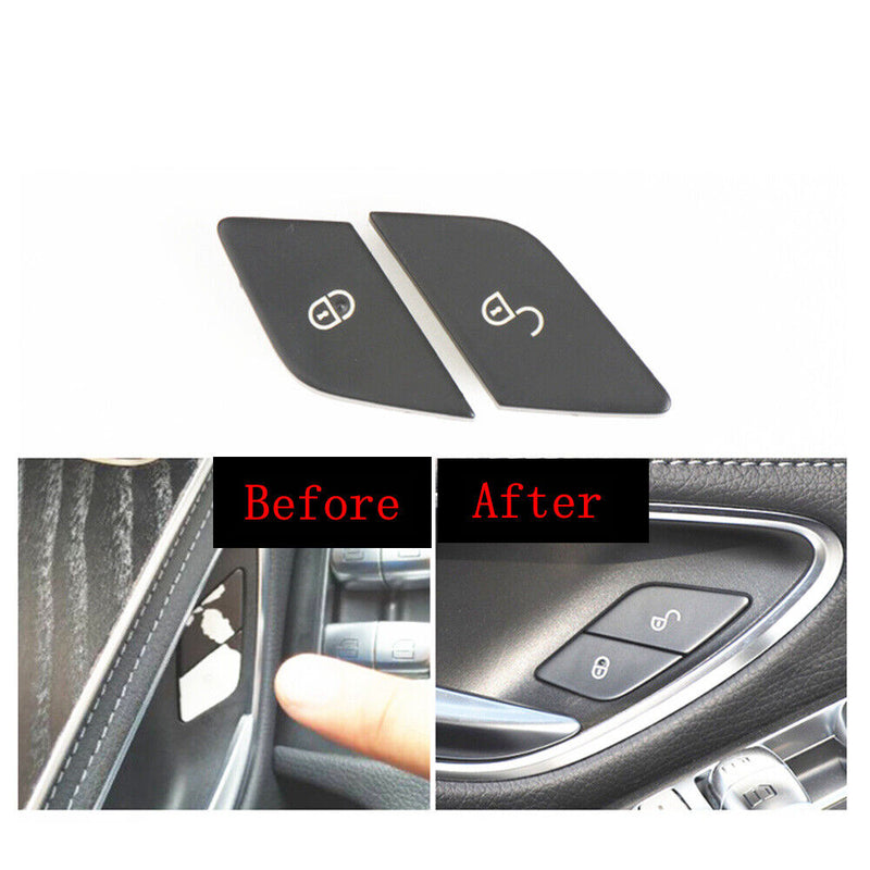 Front Left Door Lock Control Switch Cap for Mercedes-Benz GLC C253 X253 2016-19