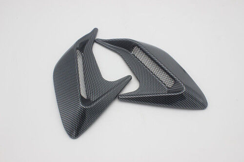2PC Car  Decorative Side Vent Air Flow Fender Intake Stickers Carbon Fiber SALE