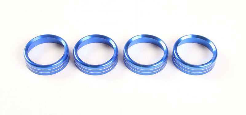 4Pcs Air Condition Switch Knob Cover Trim For Ford F150 F-150 2016 2017 Car Auto