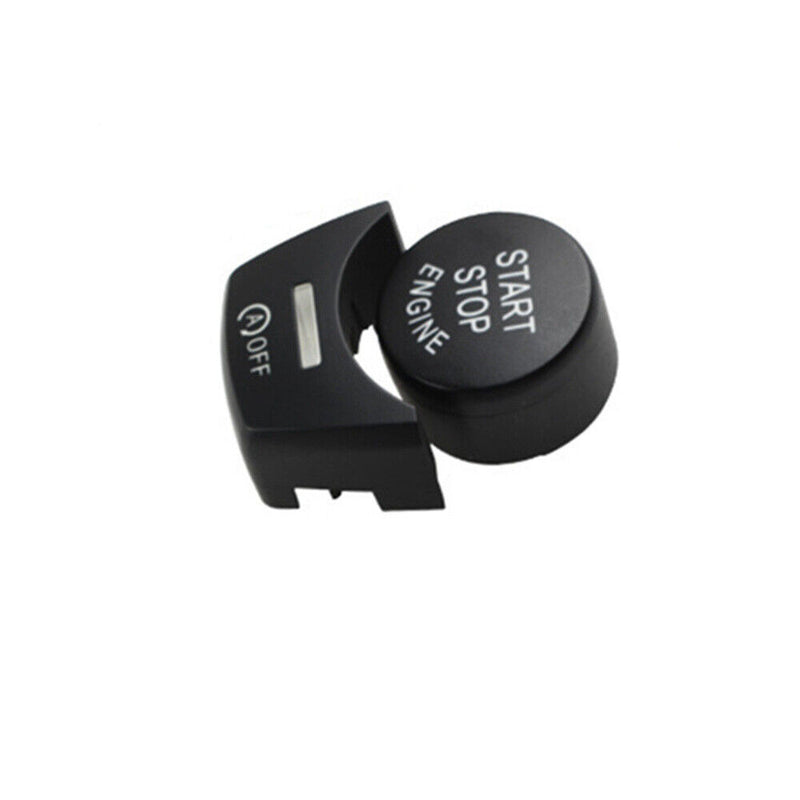 Black Engine Start Stop Button Cover Kit for BMW 7 Series F01 F02 F04 2009-2015
