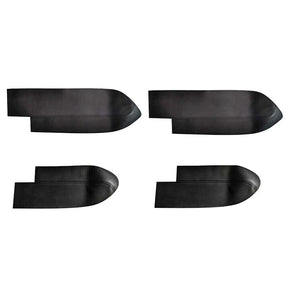 4Pcs Black Door Armrest Panel Insert Leather Cover for Honda CR-V 2007-2011