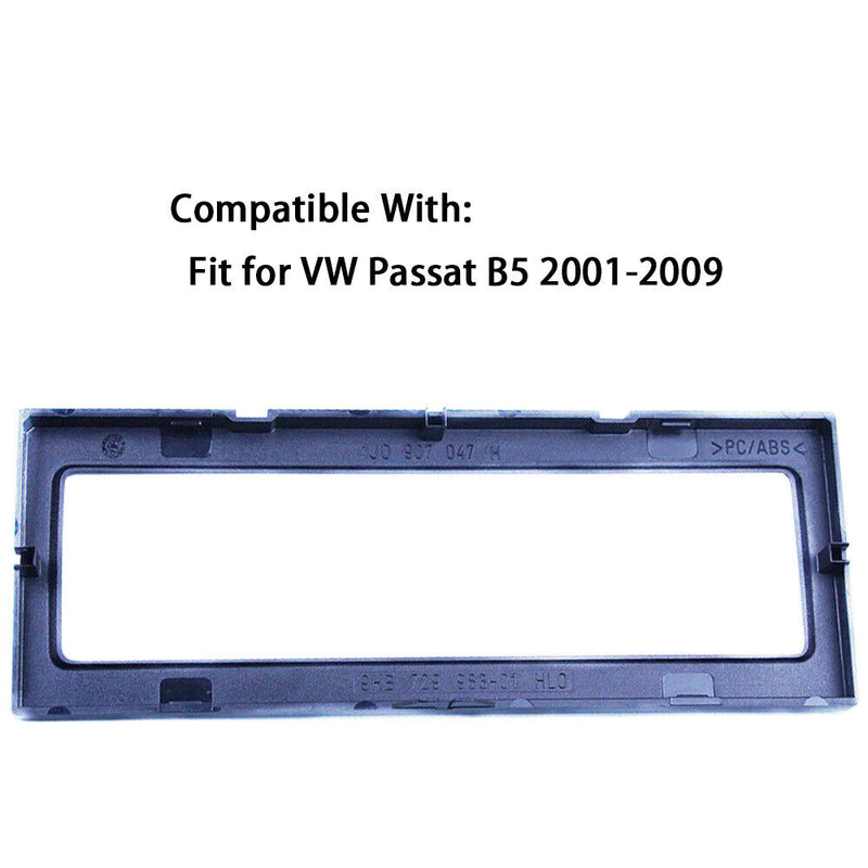 Front Black Air Conditioning Frame Panel 1J0907047H for VW 2001-2009 Passat B5