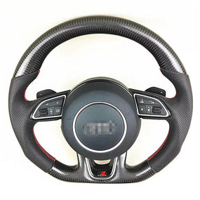 Best Carbon Fiber Leather Steering Wheel For Audi Q5 2010-2018