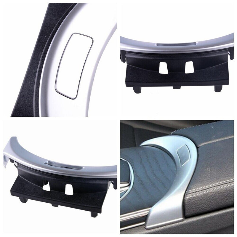 Front Center Console Armrest Storage Box Button Cover for Benz W205 S205 C205
