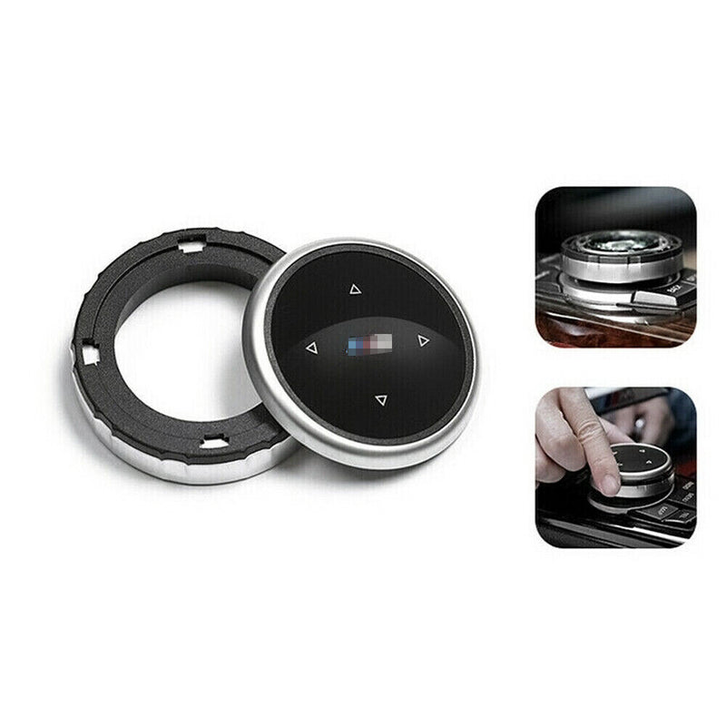 7 Button CIC IDrive Multi-Media Knob Cover for BMW X3 M5 M6 5 7 Series