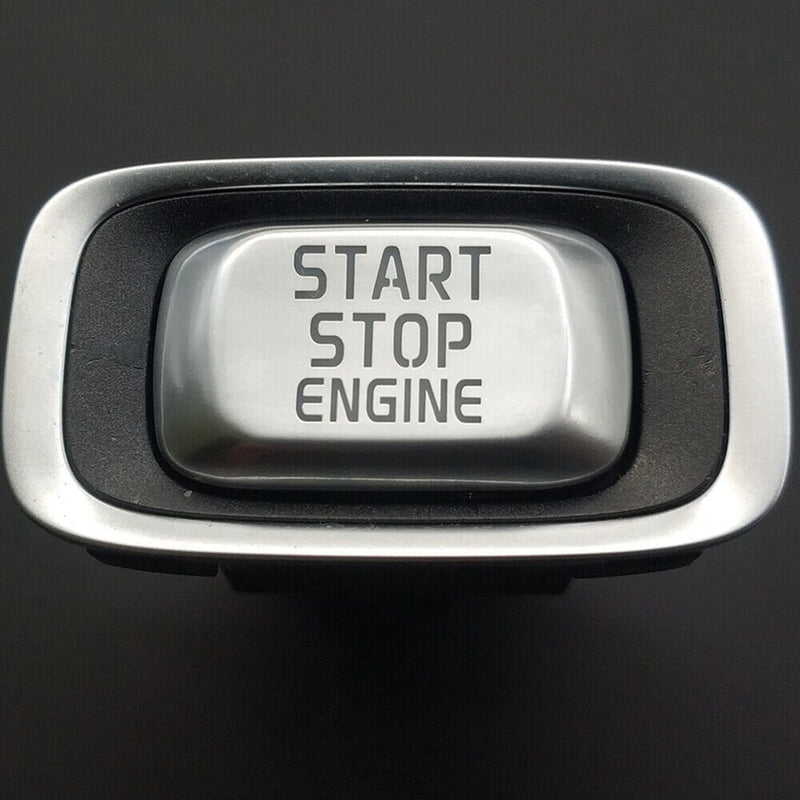 Engine Start Stop Silver Switch Button Cover For Volvo S60 S80 XC60 XC70 V60