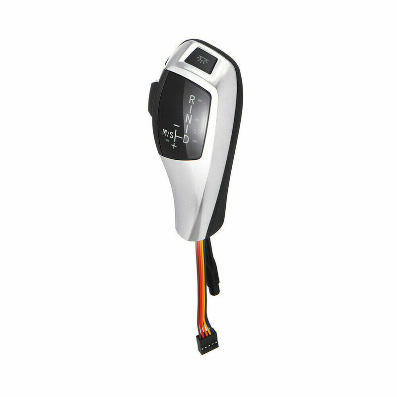Silver Shift Knob w/START STOP Cover for BMW 3SERIES 1998-2005 E46 Sedan Touring