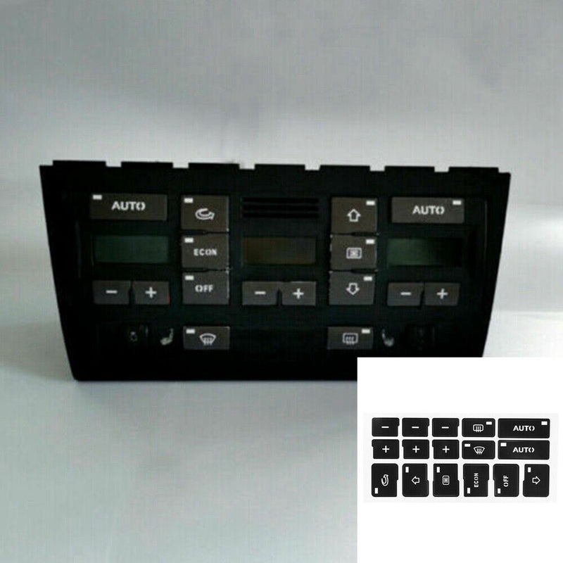 New AC Climate Control Button Repair Decals Stickers for A4 B6 B7 2000-2004