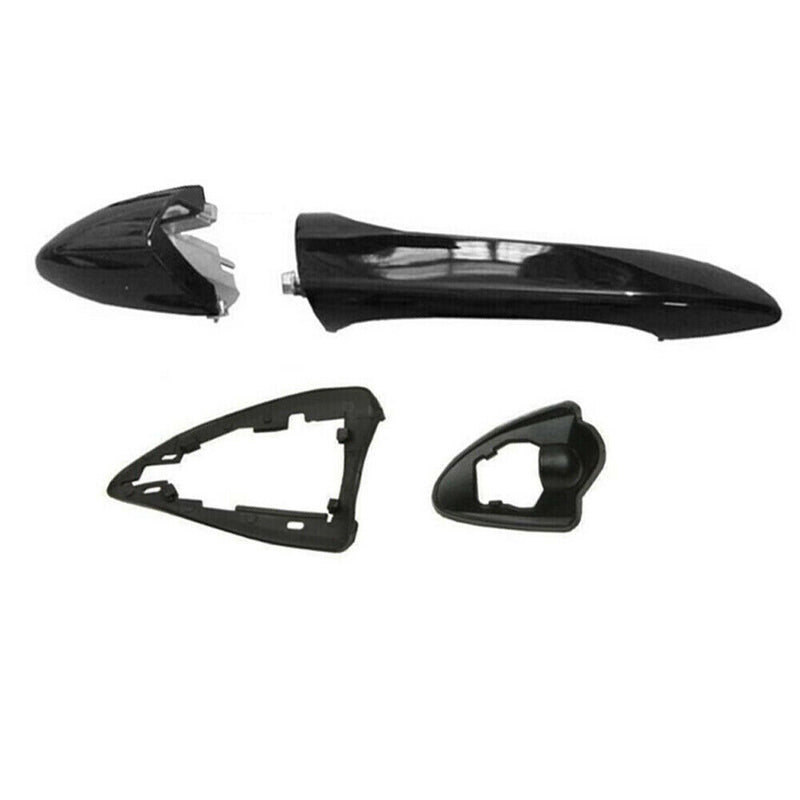 51218243618 Right Side Bright Black Exterior Door Handle For BMW 2000-2006 X5