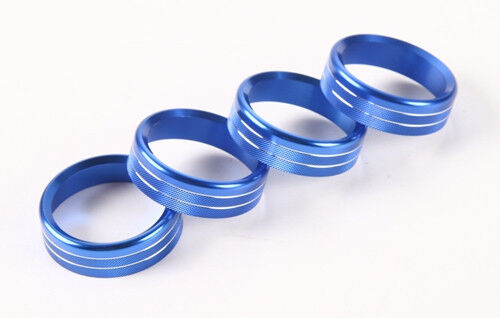 4Pcs Air Condition Switch Knob Cover Trim For Ford F150 F-150 2016 2017 Car Auto