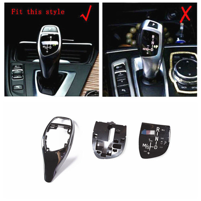 Ceramic Gear Shift Stick Knob Repair w/Panel Cover for BMW F32 F33 F36 2014-2018