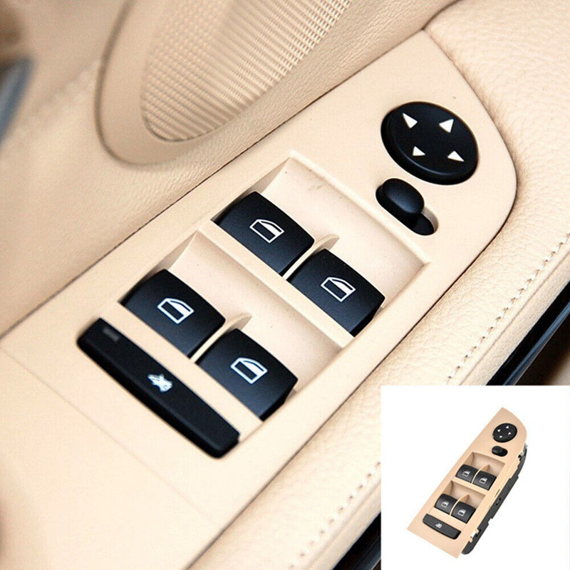 Left Driver side Master Power Window Switch for BMW E90 E91 Sedan 4Door Beige