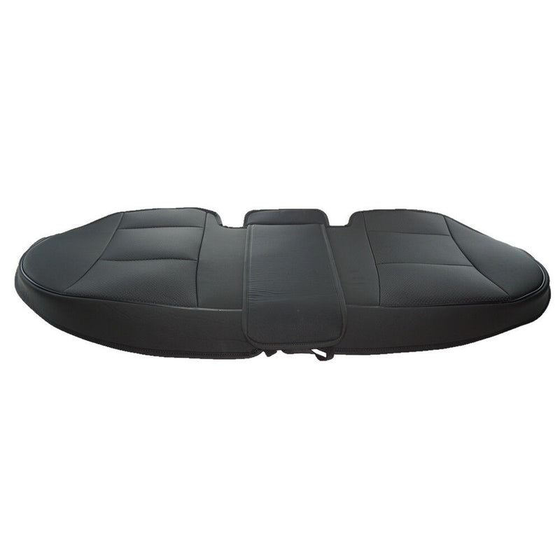 PU Leather 3D Surround Car Seat Protector Rear Seat Cover For All Cars Black