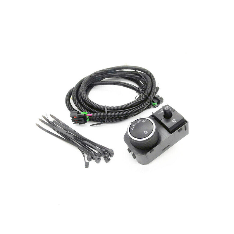 Headlight Fog Switch & Wiring Harness 25858705 For GMC 2007-2013 Sierra 1500