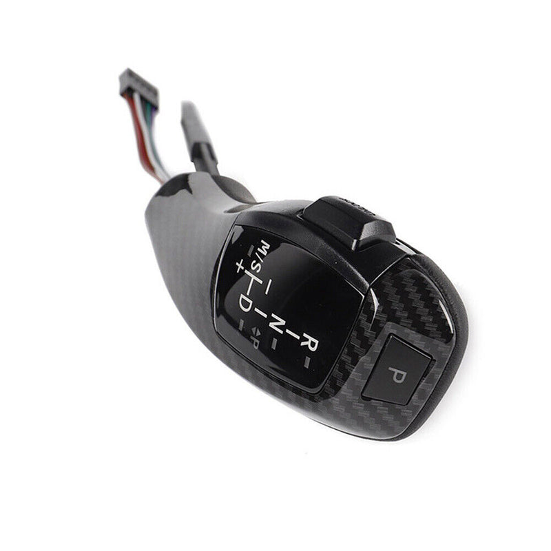 Carbon Fiber LED Shift Knob w/START STOP Cover for BMW 2004-2010 E81/87 1Series